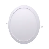Panel LED Empotrable Emalux LD31823 18W 3000K 1244 Lúmenes Bivolt Redondo