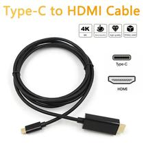 Tipo-C USB Type-C A Cabo HDMI HDTV 4K 30HZ para Samsung para Galaxy Note 8 9 S10 + Mais Cabo USB C HDMI 1.8M