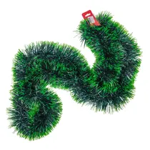 Festão de Brilhos 11CM X 2M - Dois Tons de Verde