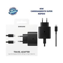 Carregador Samsung EP-TA845 45W com Cabo USB-C - Preto