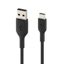 Cabo Belkin Boostcharge 1.0M USB-A/USB-C Preto - CAB001BT1MBK
