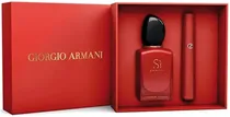 Kit Perfume Giorgio Armani Si Passione Edp 50ML+Batom Liquido Maestro 6.5ML - Feminino