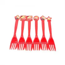 Garfos Descartaveis para Festa Party Favlors Cars 10PCS