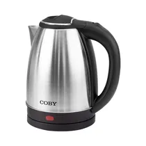 Jarra Eléctrica Coby CY-5601-KET2-SS-220 1.8L 1500W 220V Plata - Negro