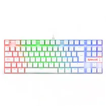 Teclado Redragon K552W-RGB Red Kumara White RGB - Usa