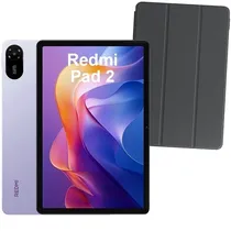 Tablet Xiaomi Redmi Pad 2 Bunble 256GB/8GB Ram de 11" 8MP/5MP + Capinha Cinza