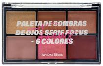 Palete Sombra Ayvanna Rever Serie Focus 01 Raspberry Red - 1.5GX6 (6 Cores)