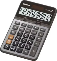 Calculadora Casio AX-120B (12 Dígitos) - Cinza