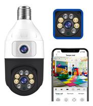 Camera Magnum Smart IP Icsee R3-20C 2MP 2 Lentes Lampada Giratoria