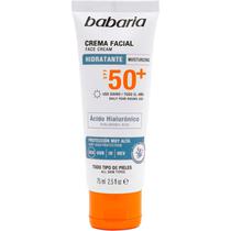 Protetor Solar Facial Babaria Acido Hialuronico FPS50+ - 75ML