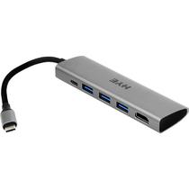 Hub USB Hye HYEHU53 3 USB3.0 +USB-C +HDMI