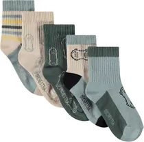 Meias para Bebê Orchestra Agakmi-Ecr - Masculina (5 Pares)