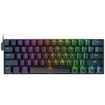 Teclado Gaming Mecanico Redragon Dragonborn K630 Ingles USB com Backlight RGB Chroma - Preto