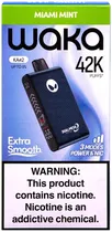 Vape Descartável Waka KA42 Miami Mint 42000 Puffs