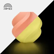 Filamento para Impressora 3D Bambu Lab Pla Glow 1.75 MM - Glow Orange 1KG