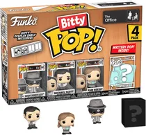 Bonecos Dwight Schrute/ Michael Scott/Pam Beesly - The Office Funko Bitty Pop! 4 Pack