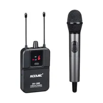 Microfone Acemic DV20 Sem Fio de Mão Wireless