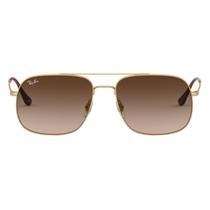 Oculos Ray Ban Feminino RB3595 901313 59 - Gold Brown