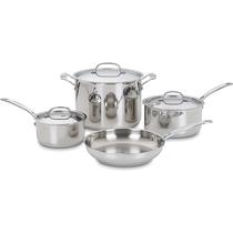 Jogo de Panelas Cuisinart 77-7P1 Inox - 7 Pecas