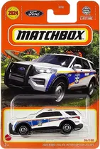 Carrinho 2023 Ford Police Interceptor Utility Matchbox Mattel - HVL14