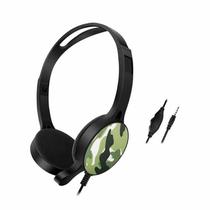 Fones de Ouvido Game GM-009 3.5MM Camuflado/Verde