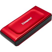 SSD Externo Portatil Kingston XS1000 1050-1000 MB/s 1 TB (SXS1000R/1000G) - Vermelho