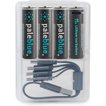 Pilha Recarregavel Paleblue AA 1700 Mah USB-C - 4 Unidades