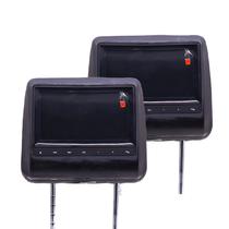 Cabeceira para Carro Encosto com Display BM 77 Par com Accesorios de Conexao - Preto