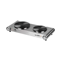 Cocina Eléctrica Electrobras Fast Cook II EBPE-22 2 Hornallas 220V Plata