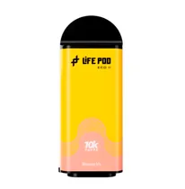Peach Mango Life Pod Eco II 10000 Puffs Vaporizador Descartável