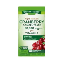 Suplemento Nature's Truth Cranberry Concentrate 30,000MG 90 Cápsulas