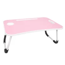 Mesa Dobrável para Computador 60X40 CM Rosa