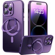 Estojo Protetor Smart Vision para iPhone 14 Pro Backet Shell 360 - Roxo