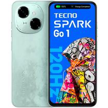 Smartphone Tecno Spark Go 1 KL4 Dual Sim de 128GB/4GB Ram de 6.67" 13MP/8MP - Magic Skin Green