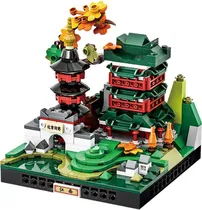 Blocos de Construção City Microcosm Jiang Xi Wange - 3102 (324 Peças)