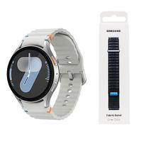 Smartwatch Samsung Galaxy Watch 7 de 44MM SM-L310 Bluetooth/Wi-Fi/GPS - Silver + Band M/L Dark Blue