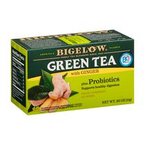 Te Bigelow Green Ginger Probiotics 18 Bags