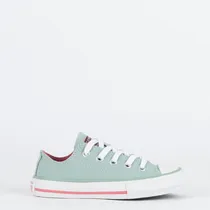 Calzado Converse All Star Ox Verde Menta Infantil