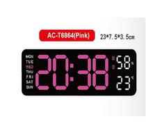 Reloj Digital AC-T6864 Pink 23X7.5X3.5 CM