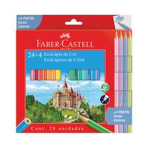 Ecolapices de Color Faber Castell 120124+4P 24 + 4 Unidades