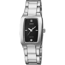 Relógio Casio LTP-1165A-1C2DF Analógico Feminino - Prata/Preto