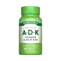 Vitaminas Nature's Truth Vitamina Adk 60 Cápsulas