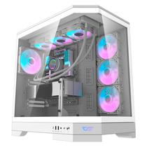 Gabinete Gamer Aigo Darkflash DQX90 RGB Mid Tower - Branco (4 Fans)