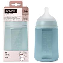 Suavinex Nuery Biberon 240 Silicona Fisiologico SX Pro FM Silicona 240ML Azul