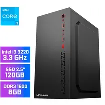 PC Montado Up Gamer Light, Intel Core i3 3220 3.3GHZ, 8GB DDR3 1600MHZ, SSD 120GB, Placa Mãe H61M, Fonte 200W, Cooler Processador