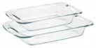 Pyrex Fuente Easy Grab Oblong Baking Dish Vidrio Templado s/C