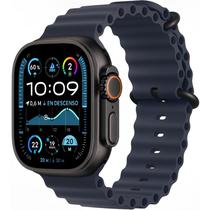 Apple Watch Ultra 2 (GPS +Cellular Caixa de Titanio Em Preto e Correia Esportiva Em Cor Navy Ocean 49 MM MYTC3LW/A