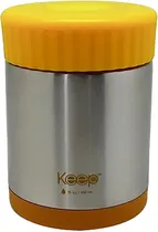 Garrafa Térmica Keep Comida 450ML - Amarelo