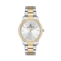 Relogio Analógico Feminino Daniel Klein Premium DK.1.12540-4 - Dourado/Prata