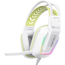 Fone de Ouvido Gamer Onikuma X13 RGB 3.5 MM - Branco